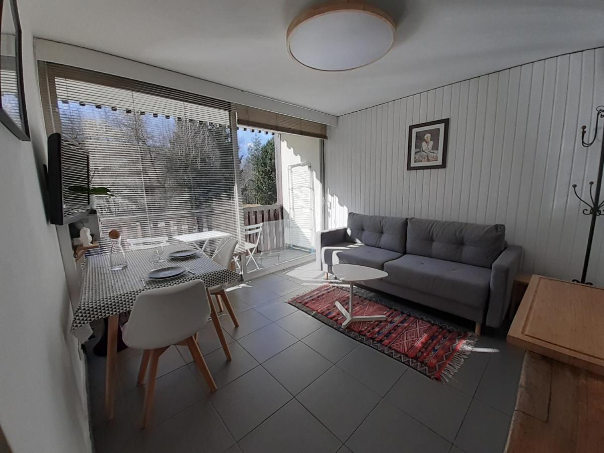 Studio Quartier Calme Centre Ville Vue Mont Blanc Chamonix Exterior foto